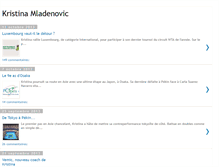 Tablet Screenshot of kristinamladenovic.blogspot.com
