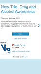 Mobile Screenshot of drugandalcoholawareness.blogspot.com