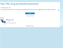 Tablet Screenshot of drugandalcoholawareness.blogspot.com