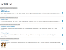 Tablet Screenshot of forlidttid.blogspot.com