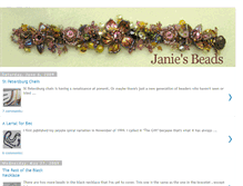 Tablet Screenshot of janiesbeads.blogspot.com