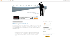 Desktop Screenshot of cynicuseconomicus.blogspot.com