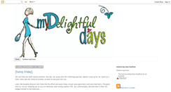 Desktop Screenshot of mydelightfuldays.blogspot.com