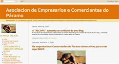 Desktop Screenshot of empresariosdoparamo.blogspot.com