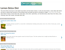 Tablet Screenshot of lemondetoxdiet.blogspot.com