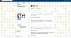 Desktop Screenshot of blueheronsmiamiinformation.blogspot.com