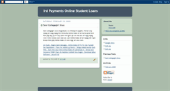 Desktop Screenshot of irdpaymentsonlinestudentloans.blogspot.com