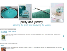 Tablet Screenshot of prettyandyummy.blogspot.com