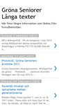 Mobile Screenshot of gronasenioreristockholmsregionen.blogspot.com