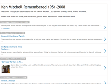 Tablet Screenshot of kenmitchellmemorial.blogspot.com