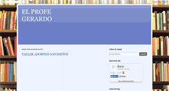 Desktop Screenshot of elprofegerardo.blogspot.com