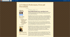 Desktop Screenshot of a-gjohnsondescendants.blogspot.com