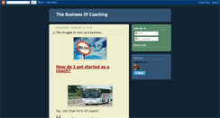 Desktop Screenshot of businessofcoaching.blogspot.com