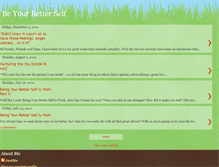Tablet Screenshot of beyourbetterself.blogspot.com