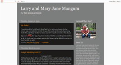 Desktop Screenshot of mjmangum.blogspot.com