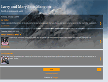 Tablet Screenshot of mjmangum.blogspot.com