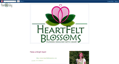 Desktop Screenshot of heartfeltblossoms.blogspot.com