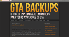 Desktop Screenshot of gtabackup.blogspot.com