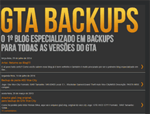 Tablet Screenshot of gtabackup.blogspot.com