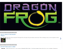 Tablet Screenshot of dragonfrog.blogspot.com