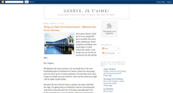 Desktop Screenshot of genevejetaime.blogspot.com