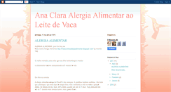 Desktop Screenshot of alergiaalimentardaanaclara.blogspot.com