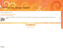 Tablet Screenshot of fastwebsitedesignsystem.blogspot.com