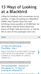 Mobile Screenshot of 13waysoflookingatablackbird.blogspot.com