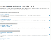 Tablet Screenshot of licenciamentoambientalms.blogspot.com