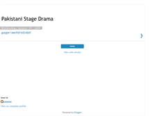 Tablet Screenshot of pakistani-stage-drama.blogspot.com