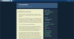 Desktop Screenshot of noncompliant.blogspot.com