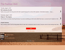 Tablet Screenshot of fashionwell.blogspot.com