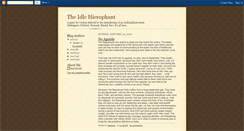 Desktop Screenshot of idlehierophant.blogspot.com