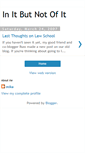 Mobile Screenshot of in-it-but-not-of-it.blogspot.com