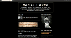 Desktop Screenshot of godisadyke.blogspot.com