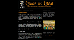 Desktop Screenshot of paranoiaconpatatas.blogspot.com