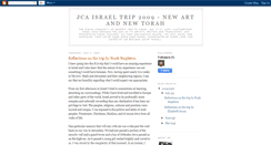 Desktop Screenshot of jca-israel-trip-2009.blogspot.com