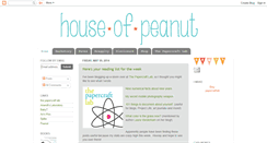 Desktop Screenshot of houseofpeanut.blogspot.com
