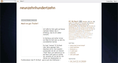 Desktop Screenshot of neunzehnhundertzehn.blogspot.com