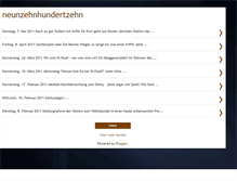 Tablet Screenshot of neunzehnhundertzehn.blogspot.com