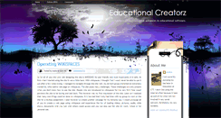 Desktop Screenshot of educationalcreatorz.blogspot.com