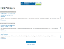 Tablet Screenshot of hajj-packages.blogspot.com