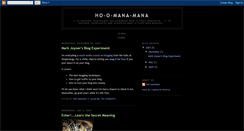 Desktop Screenshot of ho-o-mana-mana.blogspot.com