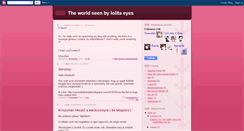 Desktop Screenshot of lolitaeyes.blogspot.com