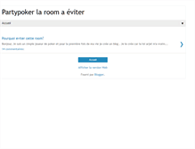 Tablet Screenshot of partypokerarnaque.blogspot.com