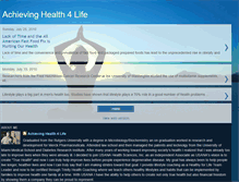 Tablet Screenshot of achievinghealth4life.blogspot.com