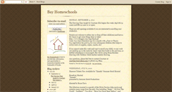 Desktop Screenshot of bayhomeschools.blogspot.com