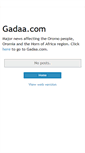 Mobile Screenshot of gadaa.blogspot.com