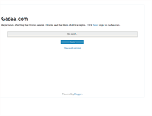 Tablet Screenshot of gadaa.blogspot.com