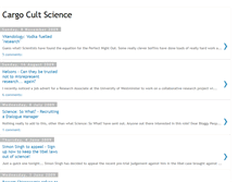 Tablet Screenshot of cargo-cult-science.blogspot.com